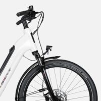 Lapierre E-Urban 6.5 Step Through Hybrid Electric Bike, Bosch 500wh - White - Image 2