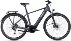 Cube Touring Hybrid One 500 Electric Bike - Grey/White