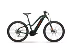 Haibike Alltrack Youth e-MTB Hardtail - Olive/Red 37cm Frame