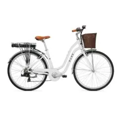 Pure Free Step Electric Hybrid Bike - White