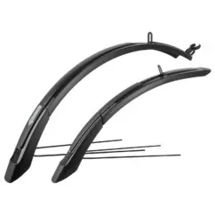 M-Wave Mudguard Set MudMax - Adjustable Length Front and Rear - 26"-29"