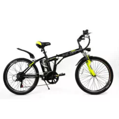 Ex Demo Basis Boxer Electric Folding Bike 13Ah, 24" Wheel - Black/Neon Yellow