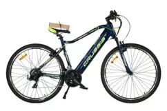 Ex-Demo Crussis e-Cross 1.6 Mens Hybrid Electric Bike 16Ah - Blue/Green