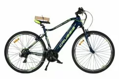 Ex-Demo Crussis e-Cross 1.6 Mens Hybrid Electric Bike 16Ah - Blue/Green