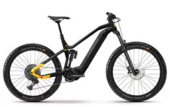 Ex-Demo Haibike Nduro 6 Full Sus Electric Mountain Bike, Mix Wheel, 44cm Yamaha 720Wh - Black/Orange
