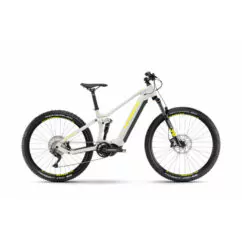 Haibike AllTrail 3 Full Sus Electric Mountain Bike, 720Wh - Gloss Grey/Neon Yellow