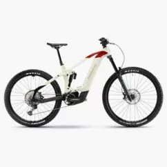 Haibike HYBE CF 9 Full Suspension EMTB - Grey/Red/Blk - Gloss/Matt