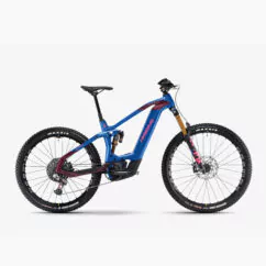 Haibike HYBE CF 11 Full Suspension EMTB - Blue/Magenta/Pink Gloss