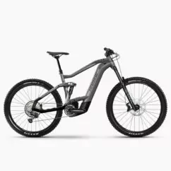 Haibike AllMtn 5 Full Suspension Electric Mountain Bike - Platinum/Black
