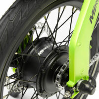 MiRider One 16" Folding Electric Bike - Acid Green - Image 5