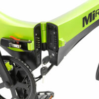 MiRider One 16" Folding Electric Bike - Acid Green - Image 7