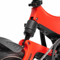 MiRider One 16" Folding Electric Bike - Eclipse Red - Image 6
