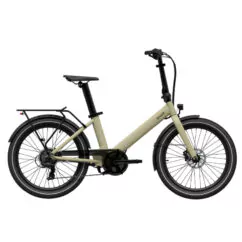 Eovolt Evening 24in Wheel Origins Semi Folding Electric Bike - Sand