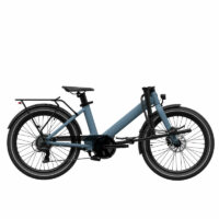 Ex Demo Eovolt Evening 24in Wheel Origins Semi Folding Electric Bike - Blue - Image 3