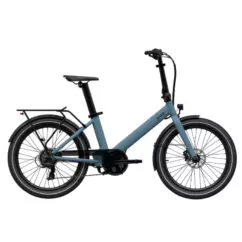 Ex Demo Eovolt Evening 24in Wheel Origins Semi Folding Electric Bike - Blue