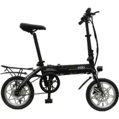 eelo 1885 Lightweight Folding Electric Bike - Black