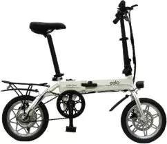 eelo 1885 Lightweight Folding Electric Bike - White