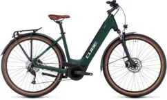 Cube Touring Hybrid One 625 Easy Entry, 9 Speed - Dark Green