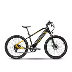 Ampere X-Trail Hardtail Electric Mountain Bike, 27.5" Wheel - Matt Black