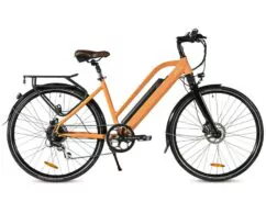 Juicy Roller Electric Urban Bike, 28in Wheel - Apricot
