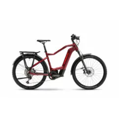 Haibike Trekking 11 High, 27.5" Wheel - Tuscan/Neon Red S