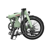 UTO Afternoon 20in Wheel Origins Folding Electric Bike - Sage Green - Image 2
