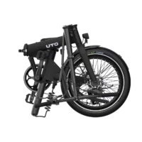 UTO Afternoon 20in Wheel Origins Folding Electric Bike - Black - Image 2