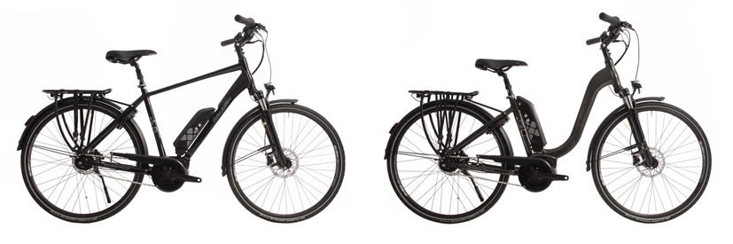 Couples Cycling Together Raleigh Grand Tour Electric Bikes from E-Bikes Direct