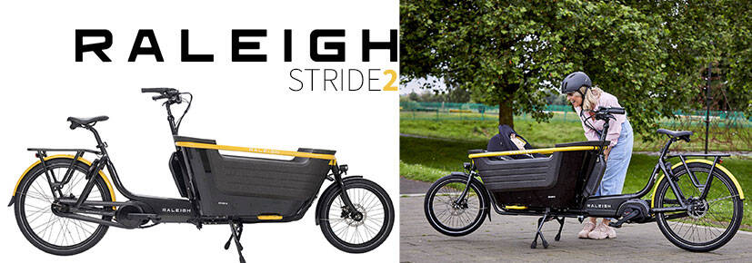 Raleigh Stride 2 eCargo Bikes at E-Bikes Direct