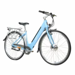 Emu Classic MK3 Step Through Electric Bike, 700c Wheel - Light Blue