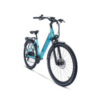 Ex-Demo Ampere Deluxe 700c Step Through Hybrid Electric Bike - Pearl Blue - Image 2