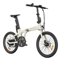 ADO Air 20 Lightweight Folding Electric Bike, 9.6Ah - Ivory White - Image 4