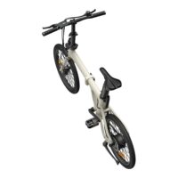 ADO Air 20 Lightweight Folding Electric Bike, 9.6Ah - Ivory White - Image 6