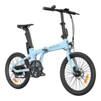 ADO Air 20 Lightweight Folding Electric Bike, 9.6Ah - Blue - Image 4