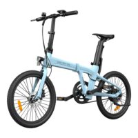 ADO Air 20 Lightweight Folding Electric Bike, 9.6Ah - Blue - Image 3