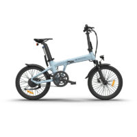ADO Air 20S Lightweight Folding Electric Bike, 9.6Ah - Blue - Image 2