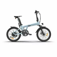 ADO Air 20S Lightweight Folding Electric Bike, 9.6Ah - Blue