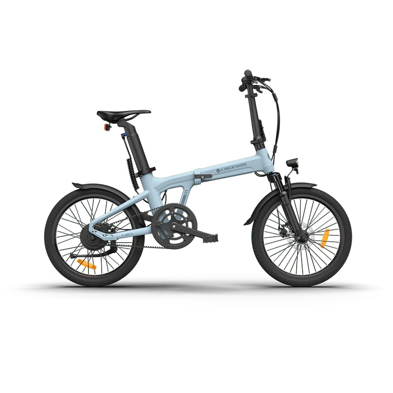 ADO Air 20S Lightweight Folding Electric Bike, 9.6Ah - Blue
