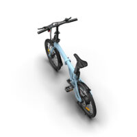 ADO Air 20S Lightweight Folding Electric Bike, 9.6Ah - Blue - Image 3