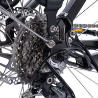 Ampere Deluxe Pro Hybrid Step Through Electric Bike, 700c Wheel - Grey - Image 6