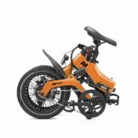 MiRider One 16" Folding Electric Bike - Ember Orange - Image 2