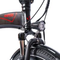 Ampere Mode Electric Folding Bike - Black - Image 5