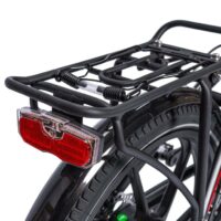 Ampere Mode Electric Folding Bike - Black - Image 6