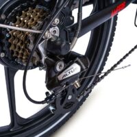 Ampere Mode Electric Folding Bike - Black - Image 7