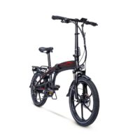 Ampere Mode Electric Folding Bike - Black - Image 8