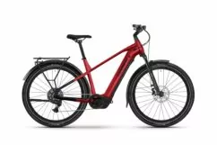 Haibike 2025 TREKKING 7 High Hardtail Electric Mountain Bike - Red/Blue