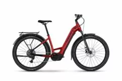Haibike 2025 TREKKING 7 Low Hardtail Electric Mountain Bike - Red/Blue
