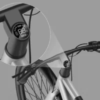 Ex Demo D&D City Step Over Electric Bike, 460Wh, 700c Wheel - Black/Baby Blue - Image 11