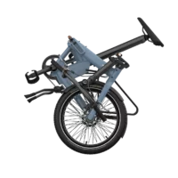 Eovolt Afternoon Pro 20" Folding Electric Bike - Blue - Image 4