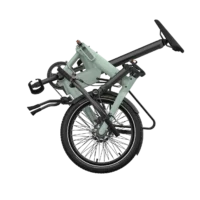 Eovolt Afternoon Pro 20" Folding Electric Bike - Green - Image 4